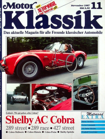 Motor Klassik 11/1987