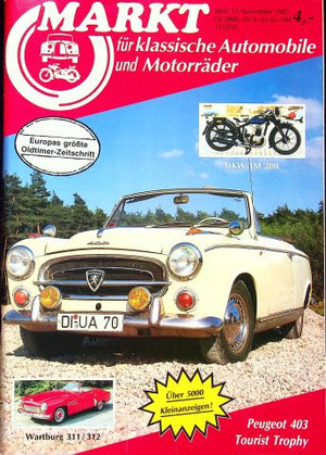 Oldtimer Markt 11/1987