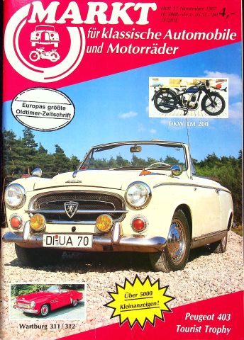 Oldtimer Markt 11/1987