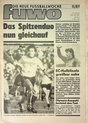 Fuwo Fussballwoche 11/1987