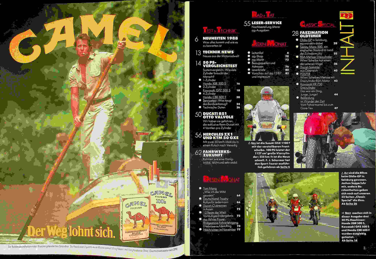Inhaltsverzeichnis MO Magazin 11/1987