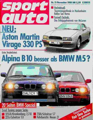 Sport Auto 11/1988