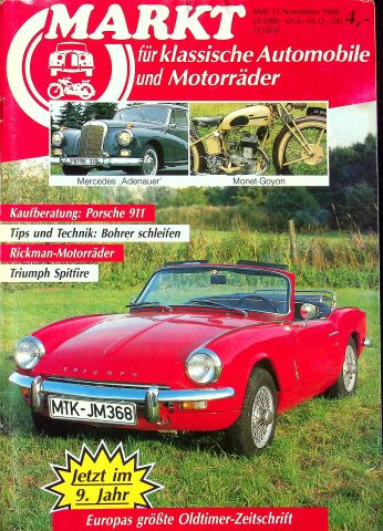 Oldtimer Markt 11/1988