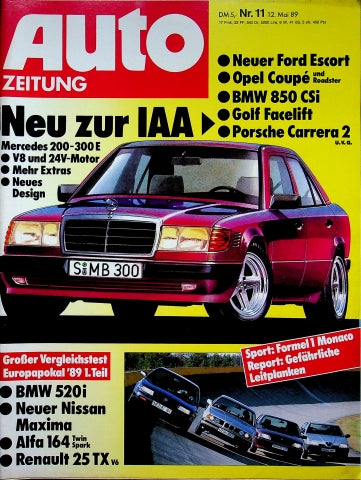 Autozeitung 11/1989