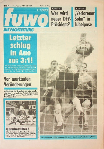 Fuwo Fussballwoche 11/1990