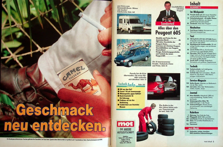 Inhaltsverzeichnis MOT  11/1990