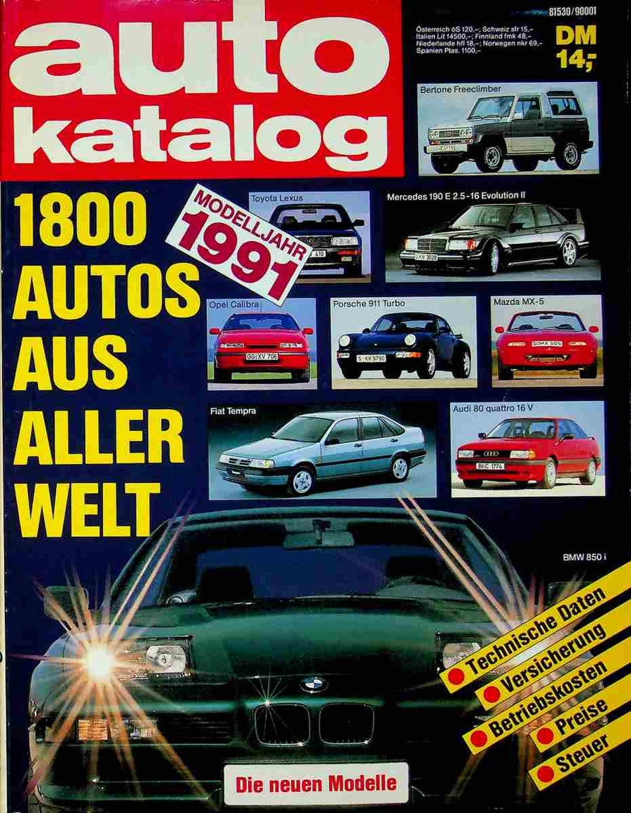 Autokatalog 11/1991