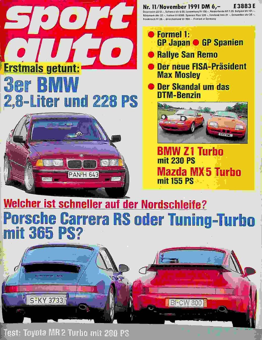 Sport Auto 11/1991