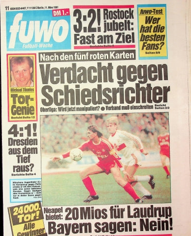 Fuwo Fussballwoche 11/1991