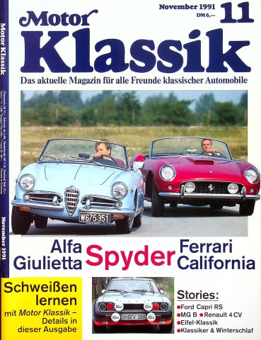 Motor Klassik 11/1991