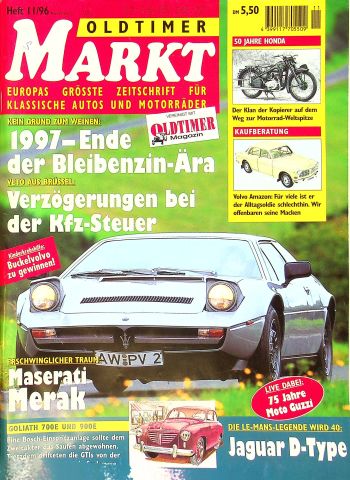 Oldtimer Markt 11/1996