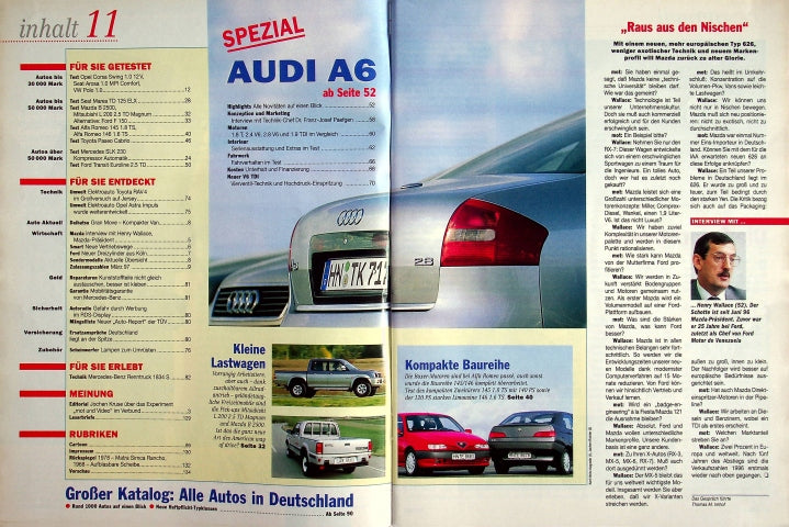 Inhaltsverzeichnis MOT 11/1997