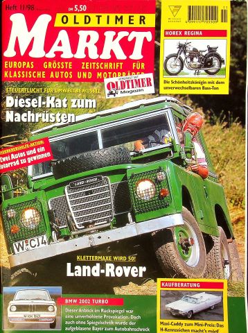 Oldtimer Markt 11/1998