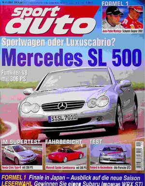 Sport Auto 11/2001