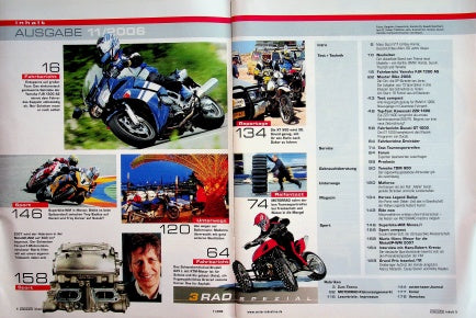 Inhaltsverzeichnis Motorrad 11/2006