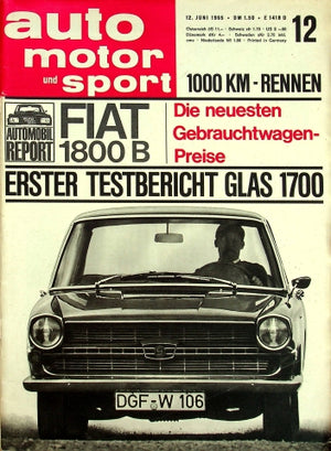 Auto Motor und Sport 12/1965