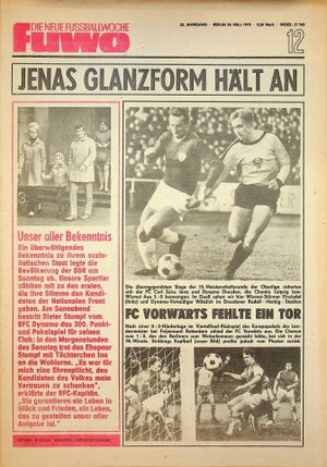 Fuwo Fussballwoche 12/1970