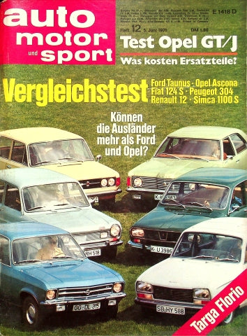 Auto Motor und Sport 12/1971