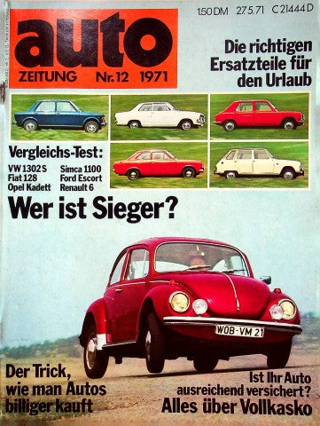 Autozeitung 12/1971