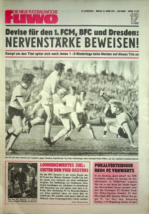 Fuwo Fussballwoche 12/1972
