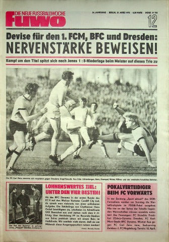 Fuwo Fussballwoche 12/1972