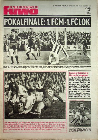 Fuwo Fussballwoche 12/1973