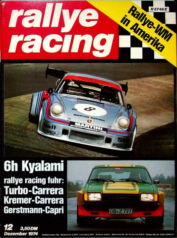 Rallye Racing 12/1974