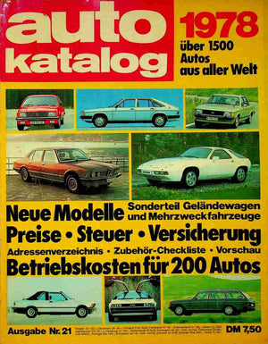 Autokatalog 12/1978