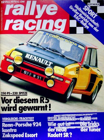 Rallye Racing 12/1979