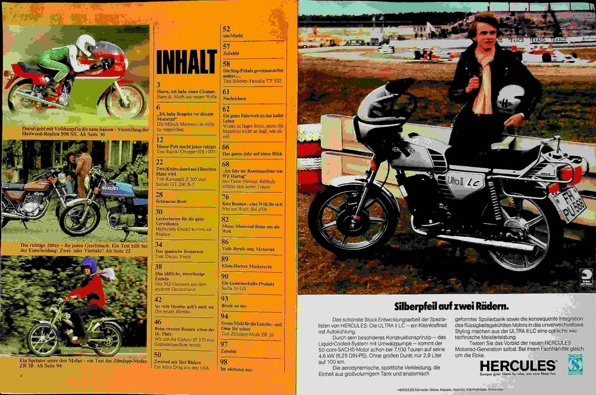 Inhaltsverzeichnis MO Magazin 12/1979