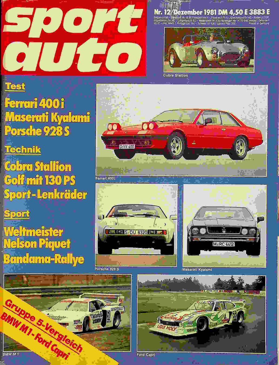 Sport Auto 12/1981