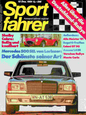 Sport Fahrer 12/1981