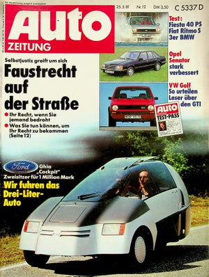 Autozeitung 12/1981