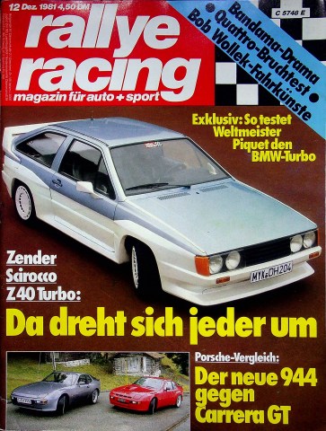 Rallye Racing 12/1981