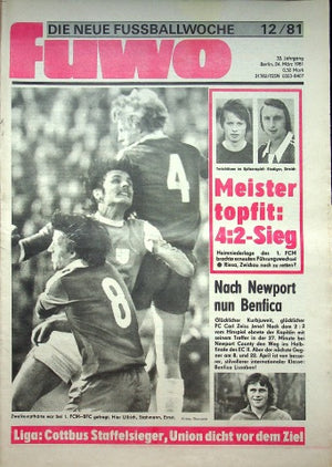 Fuwo Fussballwoche 12/1981