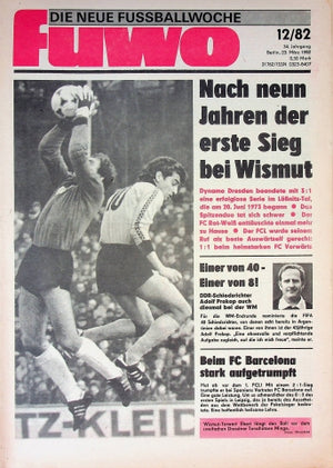 Fuwo Fussballwoche 12/1982