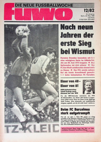 Fuwo Fussballwoche 12/1982