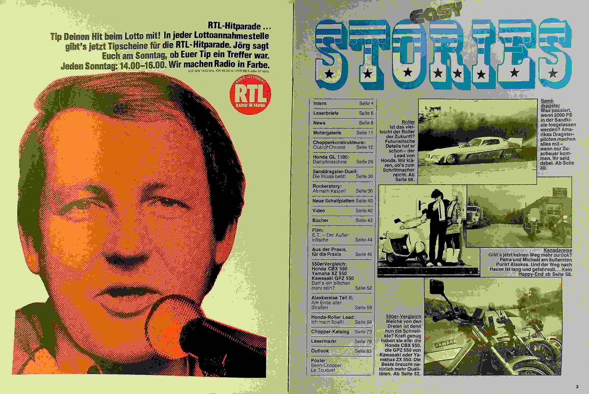Inhaltsverzeichnis Easy Rider 12/1982