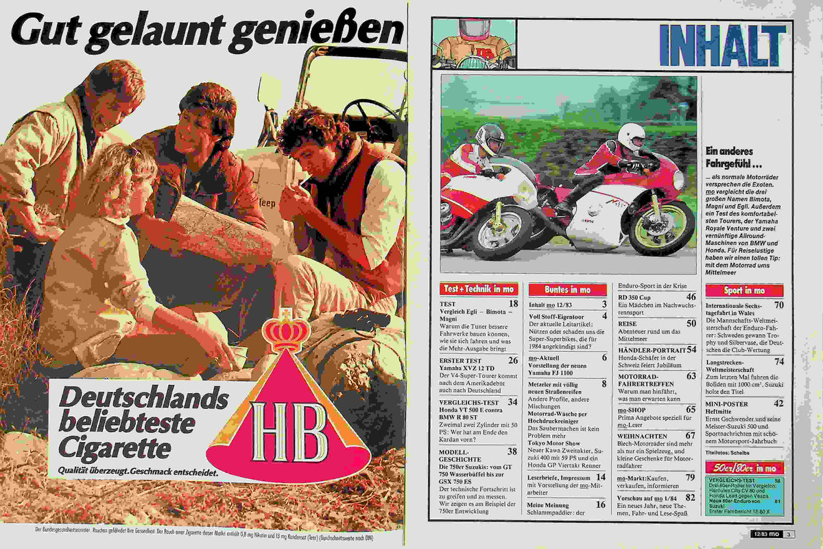 Inhaltsverzeichnis MO Magazin 12/1983
