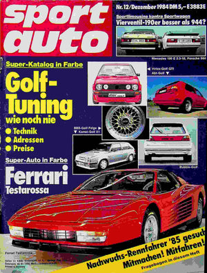 Sport Auto 12/1984