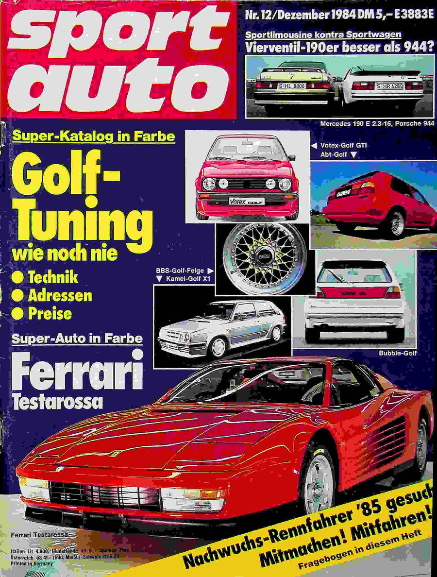 Sport Auto 12/1984
