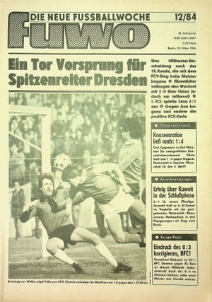 Fuwo Fussballwoche 12/1984