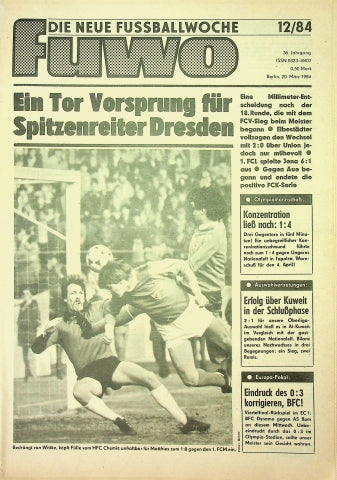 Fuwo Fussballwoche 12/1984