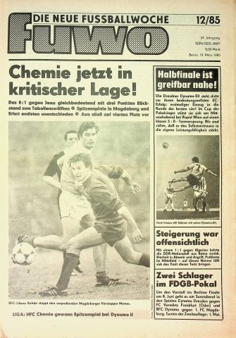 Fuwo Fussballwoche 12/1985