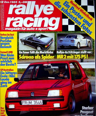 Rallye Racing 12/1985