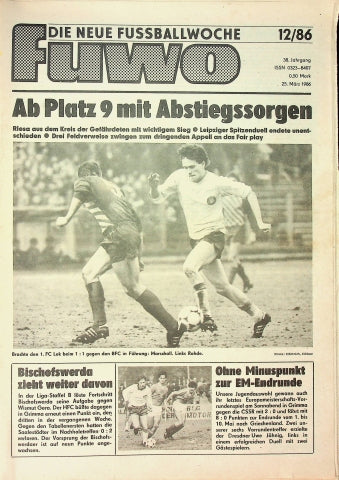 Fuwo Fussballwoche 12/1986