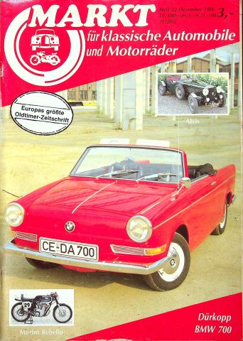 Oldtimer Markt 12/1986