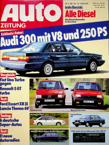 Autozeitung 12/1986