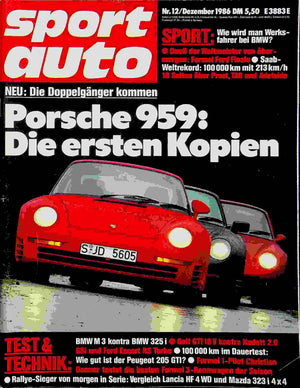 Sport Auto 12/1986