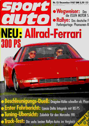 Sport Auto 12/1987